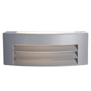 Wandlamp buiten inbouw zilver 285mm breed E27