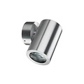 Indigo (Rexel) Outdoor Wall Light Adjustable Cylinder GU10 125mm - IP65 Aluminium Not Dimmable