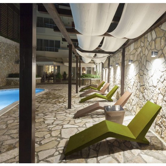 Applique murale exterieure LED 85mm haut 4W aluminium