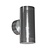 Applique murale exterieure LED 143mm H 2x4W aluminium