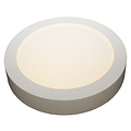 Fantasia FLUKE dimmable LED wall light, round, black rim, 18W, 1440 lumen, warm white 3000K