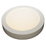 Fantasia FLUKE aplique de pared LED regulable, redondo, borde negro, 18W, 1440 lúmenes, blanco cálido 3000K