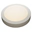 Fantasia FLUKE dimmable LED wall light, round, black rim, 18W, 1440 lumen, warm white 3000K