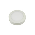 Round dimmable ceiling light 12W white black edge