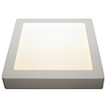 Fantasia Fluke aplique cuadrado, negro, 175x175mm, LED 12W, regulable, 3000K blanco cálido