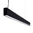 Long dimmable pendant light LED black or white 1152mm 18W