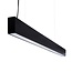 Luminaire suspendu LED dimmable long noir ou blanc 1152 18W