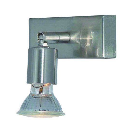 Plafonnier GU10 blanc, gris, bronze, verre 100mm de long