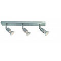 Fantasia Rune ceiling lamp bronze metal, 3x GU10, adjustable, dimensions 400 x 45 x 150 mm