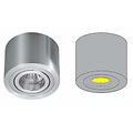 Surface-mounted spot white, gray or black round GU10 90mm