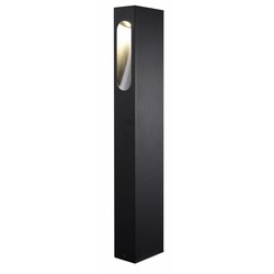 Poteau de jardin LED design graphite, blanc, argent, rouille 650mm haut 5W