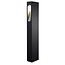 Fantasia Corner white LED garden post, 650mm high, 5W integrated, 400 lumen, IP54, aluminium