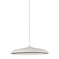 Luminaire suspendu LED rond gris mat, gris argent, noir, blanc ou cuivre 14W 250mm Ø