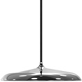 Luminaire suspendu LED rond gris mat, gris argent, noir, blanc ou cuivre 14W 250mm Ø