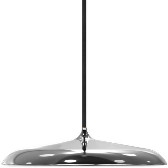 Luminaire suspendu LED rond gris mat, gris argent, noir, blanc ou cuivre 14W 250mm Ø