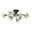 Fantasia Megan suspension couleur ruggine, classique antique, 9x G9 28W inclus, 650 mm