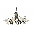 Fantasia Kiss pendant light antique black-gold, 8x G9 28W 370lm included, Ø690mm H790mm, IP20