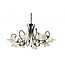 Pendant light antique black gold color 8xG9 28W included