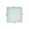 Wall lamp white square E27 400mmx400mm