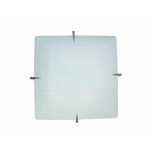Wall lamp white square E27 400mmx400mm