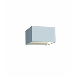 Applique murale LED blanche ou grise carrée 4W 102mmx102mm