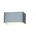 Fantasia Fluo wall lamp brushed steel, G9 LED 2.6W included, light shines up and down, warm white 2700K