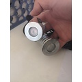 Inbouwspot mini diameter 42mm IP67 dimbaar inox