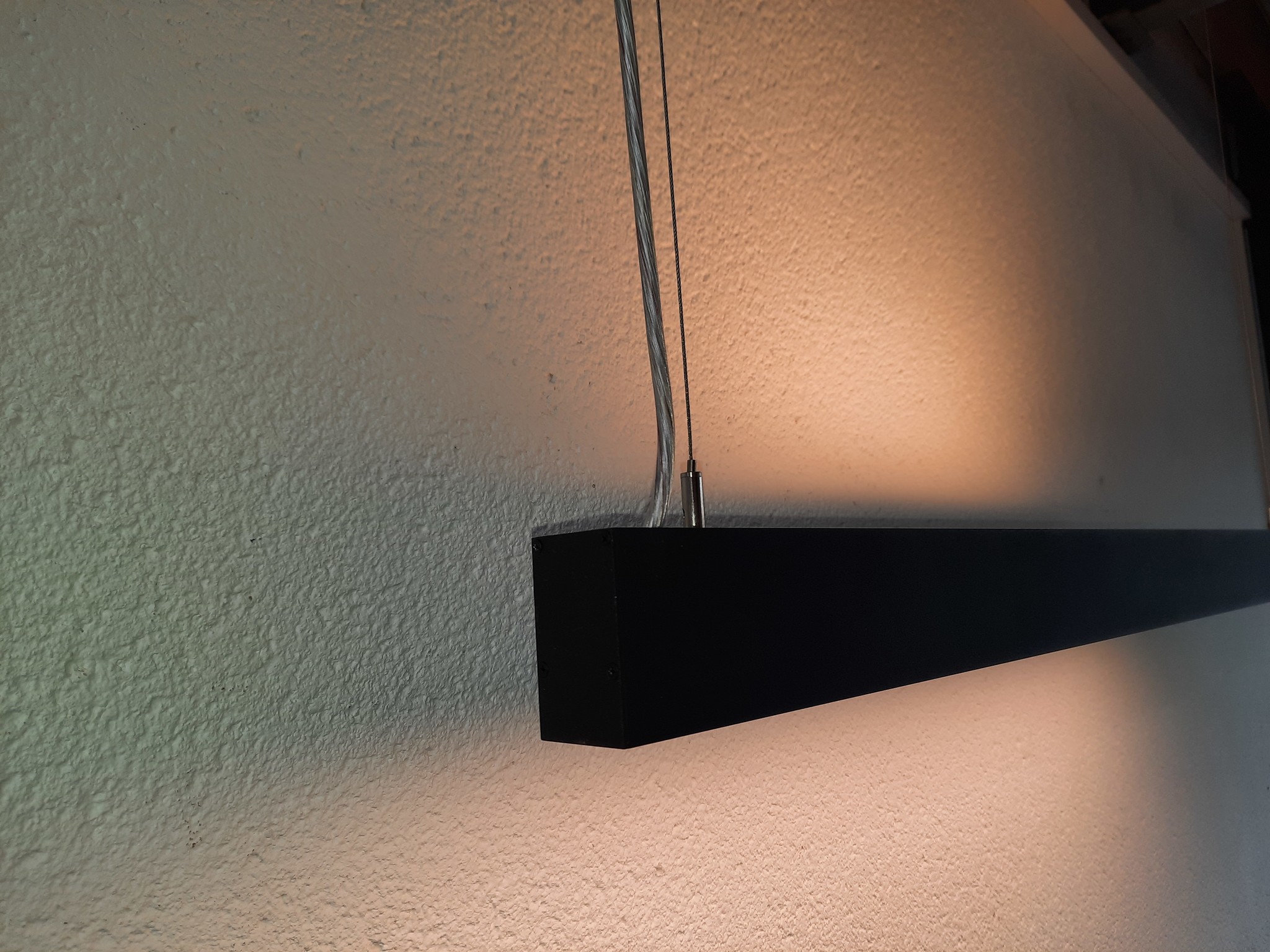 Wet en regelgeving Verleiden Merchandiser Hanglamp boven bureau up down LED 48W wit, zwart | My Planet LED
