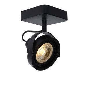 Ceiling spotlight LED black or white AR111 1x12W dim to warm