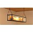 Hanglamp met kaarsen glas brons-nikkel-chroom 9 x LED 1m