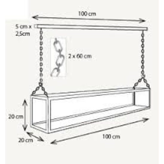 Authentage Hanging lamp with candles glass bronze-nickel-chrome 9 x LED 1m