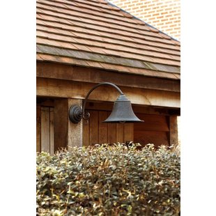 Outdoor wall lamp rural bronze arc E27 60cm deep