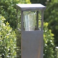 Authentage Square garden pole rural lighting rural bronze-chrome-nickel 60cm H