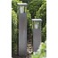 Bollard light rural bronze, chrome, brushed nickel 60cm H