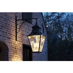 Wandlamp buiten landelijk brons 4xGU10+4xE27