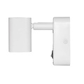 Applique murale lit LED 6W blanc, noir 85mm H orientable