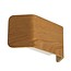 Wall light LED wood or alu up & down 7,5W 221mm wide