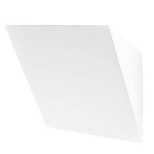 Wall light interior 250mm W LED plaster square R7S