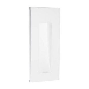 Applique murale plâtre 245mm H LED rectangulaire 1W