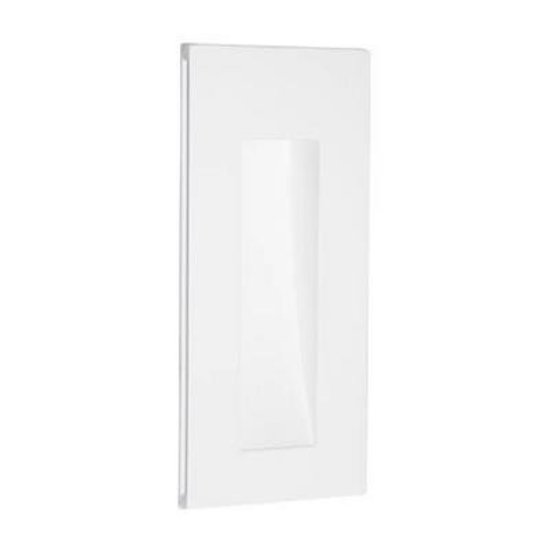 Applique murale plâtre 245mm H LED rectangulaire 1W
