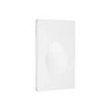 Wall light LED plaster rectangular frontal 180mm high 1W