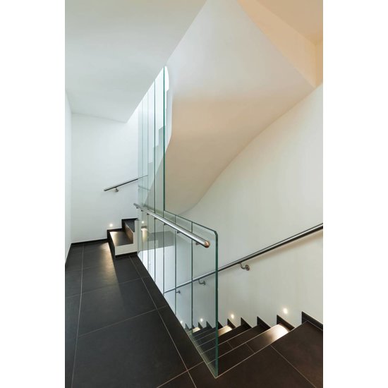 Wandleuchte LED Gips rechteckig frontal 180mm hoch 1W