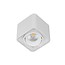 Plafón LED orientable cuadrado 100mm An 10W