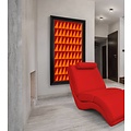Ceiling light fixture LED orientable square 100mm W 10W