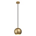 Hanglamp medium bal, wit, koper, messing, chroom of wijnrood 145mm Ø