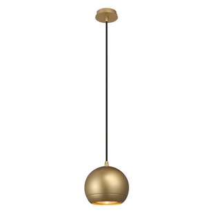 Hanglamp medium bal wit, koper, chroom 145mm Ø