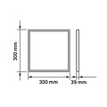 LED paneel 30x30 opbouw verlichting vierkant 24W wit