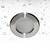 Spot encastrable GU10 étanche rond inox Ø 85mm GU10