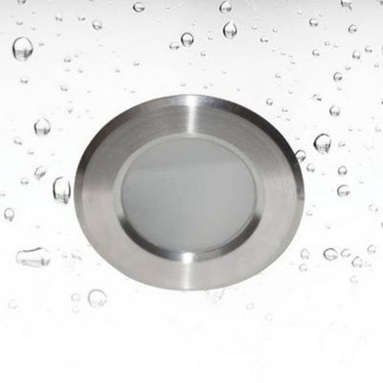 Downlight GU10 round for bathroom inox Ø 85mm GU10