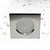 Inbouwspot badkamer vierkant inox 85mm B GU10 IP65